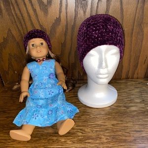 American Girl matching Hat and child Hat bundle